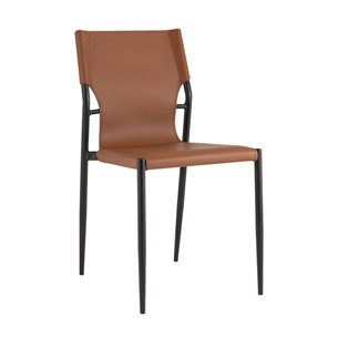 обеденный West коричневый экокожа ножки металл