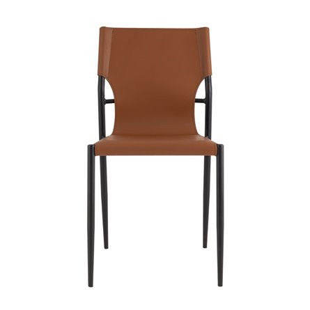 обеденный West коричневый экокожа ножки металл