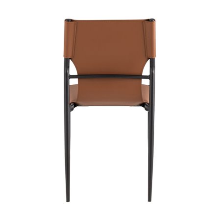 обеденный West коричневый экокожа ножки металл