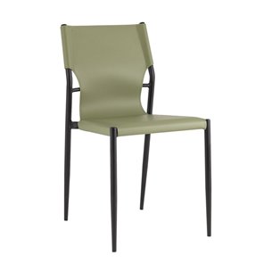 обеденный West светло-зеленый экокожа ножки металл