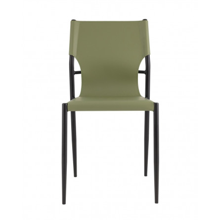 обеденный West светло-зеленый экокожа ножки металл