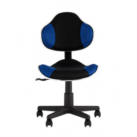 офисное QZY черно-синий крестовина пластик черный