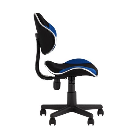 офисное QZY черно-синий крестовина пластик черный