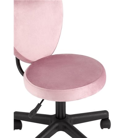 офисное офисный Харт розовый крестовина пластик черный