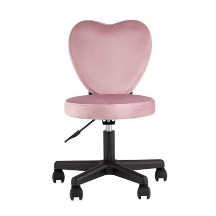 офисное офисный Харт розовый крестовина пластик черный