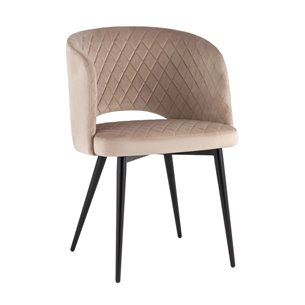 Дарелл мягкое обивка велюр бежевый ножки металл