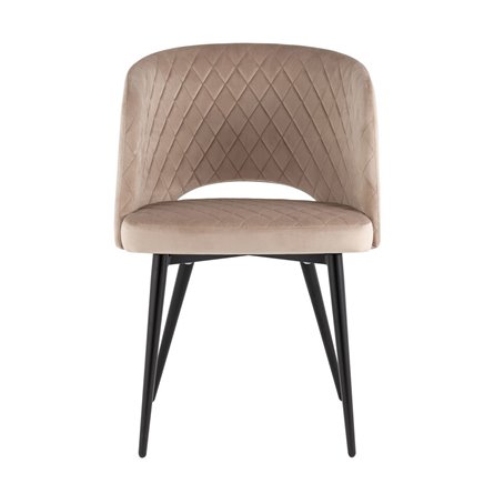 Дарелл мягкое обивка велюр бежевый ножки металл