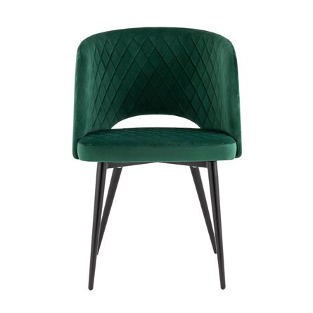 Дарелл мягкое обивка велюр зелёный ножки металл