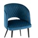 Дарелл мягкое обивка велюр синий ножки металл Дарелл мягкое обивка велюр синий ножки металл