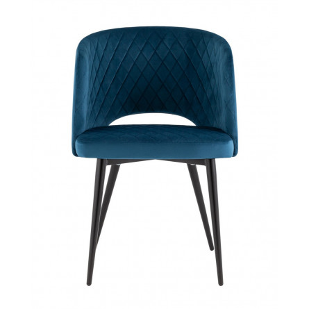 Дарелл мягкое обивка велюр синий ножки металл