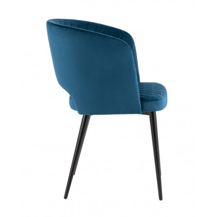 Дарелл мягкое обивка велюр синий ножки металл