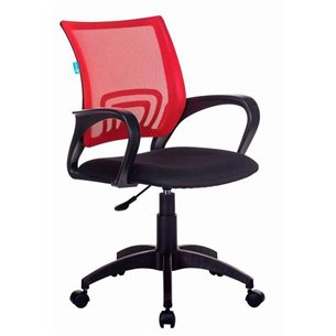 офисное Бюрократ CH-695NLT красный TW-35N сиденье черный TW-11 сетка/ткань крестовина пластик