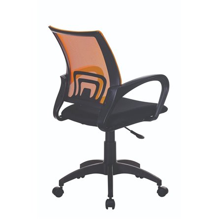 офисное Бюрократ CH-695NLT оранжевый TW-38-3 сиденье черный TW-11 сетка/ткань крестовина пластик
