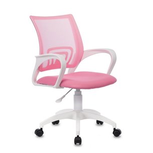 Бюрократ CH-W695NLT розовый TW-06A TW-13A сетка/ткань крестовина пластик белый