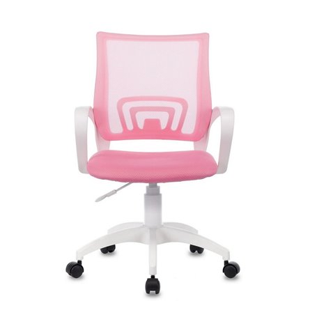 Бюрократ CH-W695NLT розовый TW-06A TW-13A сетка/ткань крестовина пластик белый