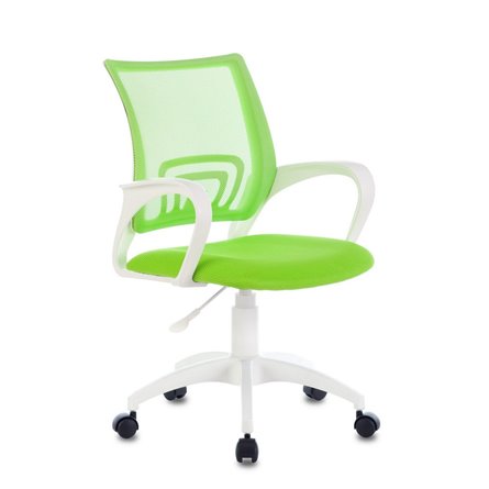 офисное Бюрократ CH-W695NLT салатовый TW-03A TW-18 крестовина пластик пластик белый