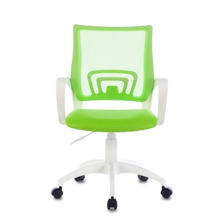 офисное Бюрократ CH-W695NLT салатовый TW-03A TW-18 крестовина пластик пластик белый