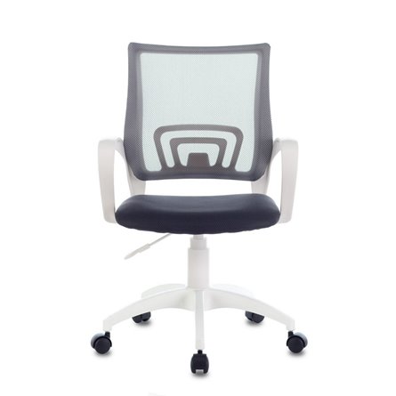 офисное Бюрократ CH-W695NLT темно-серый TW-04 TW-12 сетка/ткань крестовина пластик пластик белый