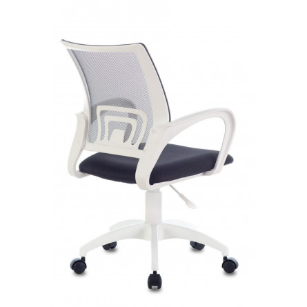 офисное Бюрократ CH-W695NLT темно-серый TW-04 TW-12 сетка/ткань крестовина пластик пластик белый