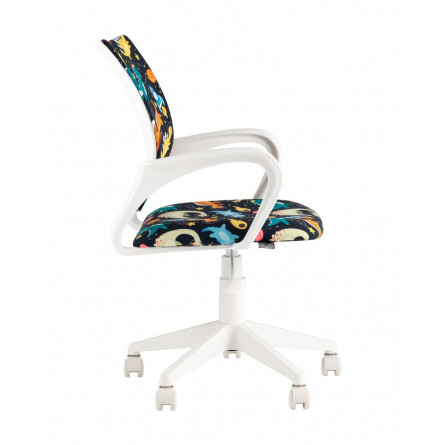 детское Бюрократ BUROKIDS 1 W мультиколор космозавры крестовина пластик белый