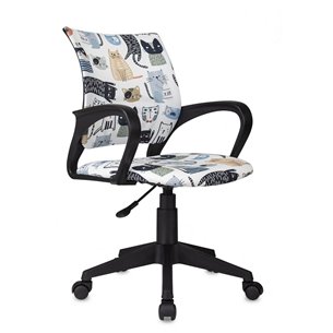 детское Бюрократ BUROKIDS 1 мультиколор коты крестовина пластик