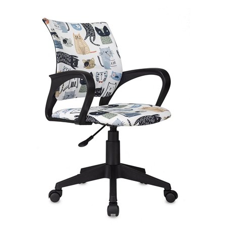 детское Бюрократ BUROKIDS 1 мультиколор коты крестовина пластик