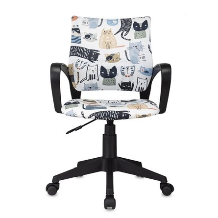 детское Бюрократ BUROKIDS 1 мультиколор коты крестовина пластик