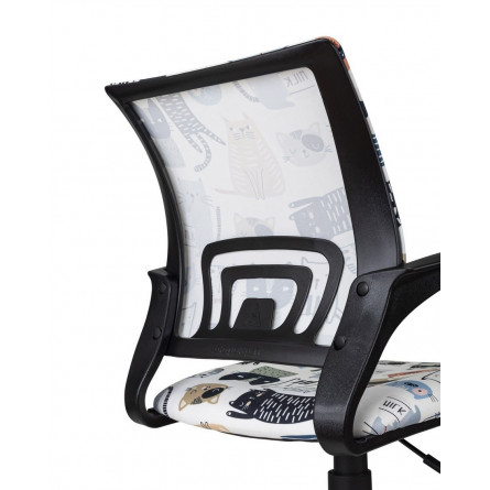 детское Бюрократ BUROKIDS 1 мультиколор коты крестовина пластик