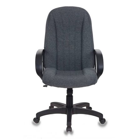 для руководителя офисное Бюрократ T-898/3С1GR серый 3C1 крестовина пластик