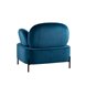Кэнди с подлокотниками велюр синий Кэнди с подлокотниками велюр синий