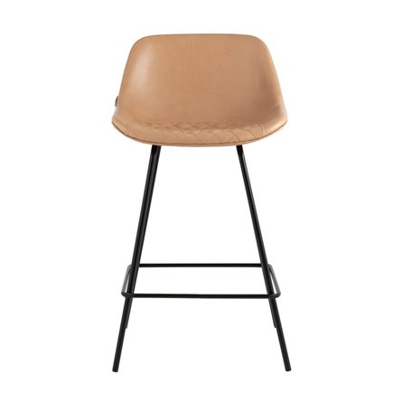 Деймон экокожа бежевый ножки черные металл