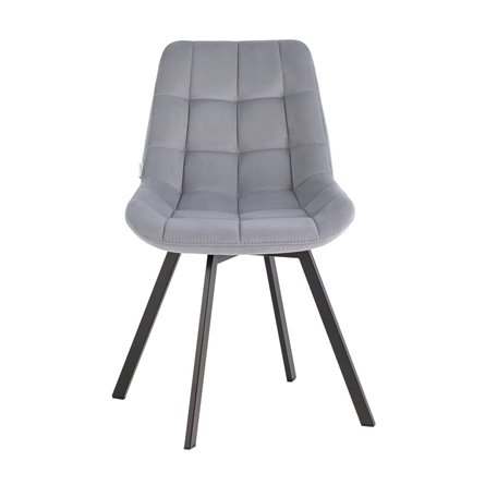 для кухни вращающийся Флекс велюр велютто серый