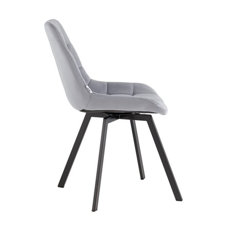 для кухни вращающийся Флекс велюр велютто серый