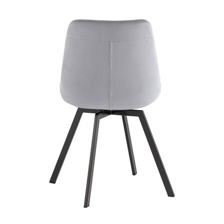 для кухни вращающийся Флекс велюр велютто серый