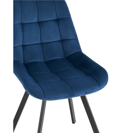 для кухни вращающийся Флекс велюр синий