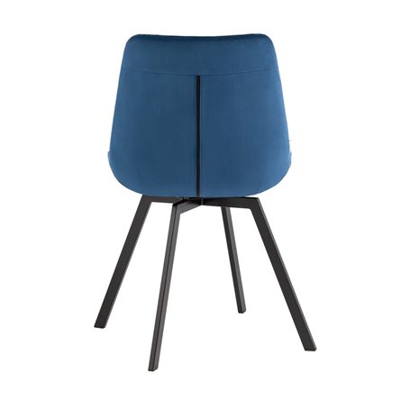 для кухни вращающийся Флекс велюр синий