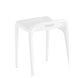 Sletten со спинкой пластик белый обеденный для кухни Sletten со спинкой пластик белый обеденный для кухни