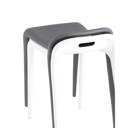 Sletten со спинкой пластик белый обеденный для кухни