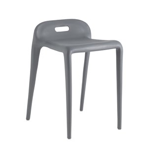 Sletten со спинкой пластик серый обеденный для кухни