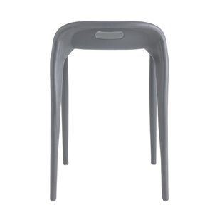 Sletten со спинкой пластик серый обеденный для кухни