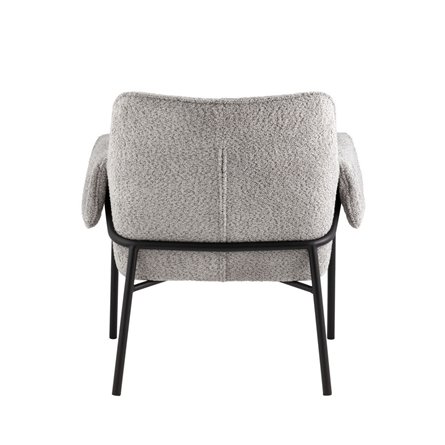 Бесс альпака серый ножки металл черные