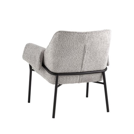 Бесс альпака серый ножки металл черные