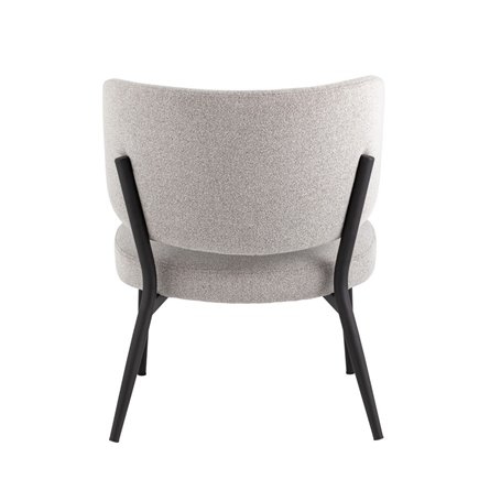 Руби ткань серый, ножки металл