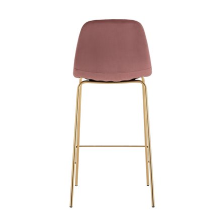 Валенсия SN велюр розовый золотые ножки