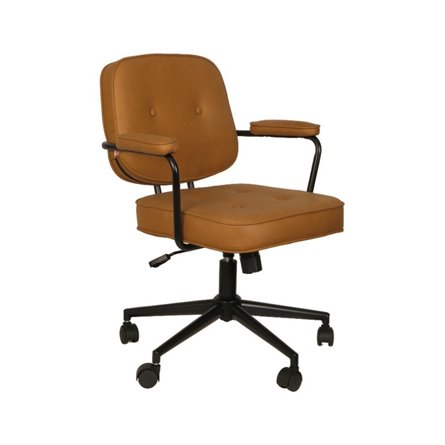 Snoop коричневое в обивке из экокожи, газлифт