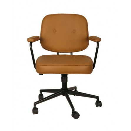 Snoop коричневое в обивке из экокожи, газлифт