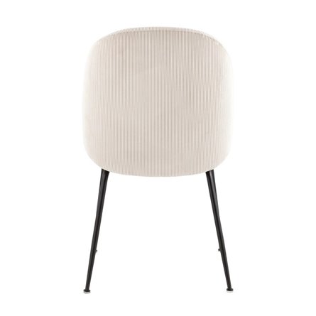 Beetle бежевый, металлический каркас, бархатная обивка, черные ножки