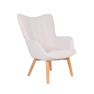 Манго белое, обивка ткань, с деревянными ножками