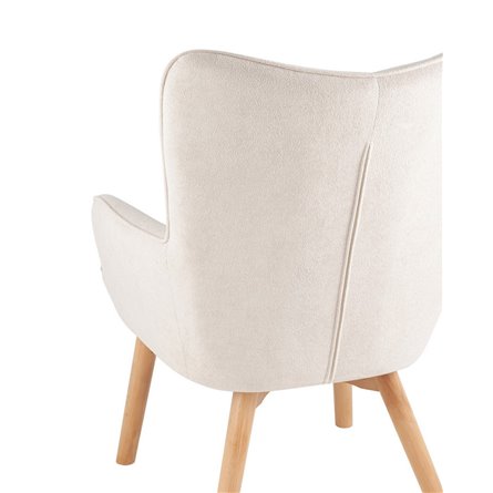 Манго белое, обивка ткань, с деревянными ножками