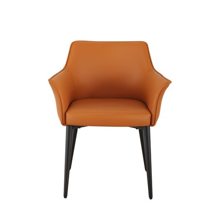 Feston экокожа коричневый ножки металл черные